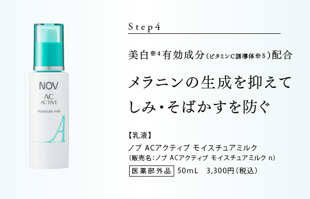 ノブACアクティブ モイスチュアミルク使い方